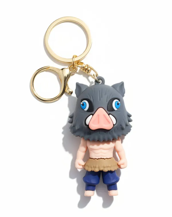 Demon_Slayer_Anime_Inosuke_3d_Keychain_Pack_Of_2_Default_Title