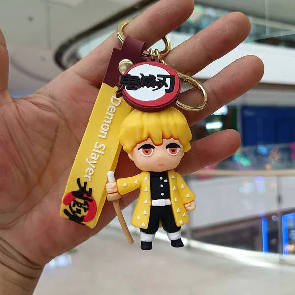 Demon_Slayer_Anime_Zenitsu_Agatsuma_3d_Keychain_Pack_Of_2_Default_Title