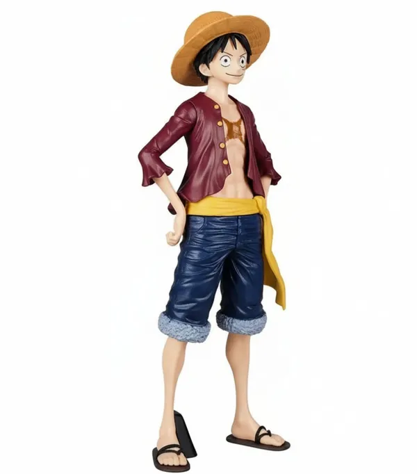 One_Piece_Luffy_Standing_Action_Figure_With_Three_Face_Size_26_5cm_Default_Title