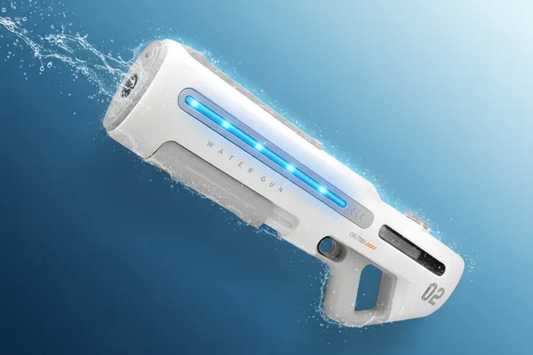 White_Hydroblaze_X1000_High_Pressure_Electric_Water_Gun_42cm_Powerful_Automatic_Water_Blaster_With_Led_Lights_For_Adults_Perfect_For_Outdoor_And_Pool_Random_Colour_Holi_Festival_Holi_Fun_Kids_Toys_Holi_Toys_Default_Title