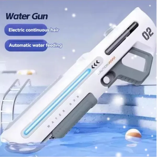 White_Hydroblaze_X1000_High_Pressure_Electric_Water_Gun_42cm_Powerful_Automatic_Water_Blaster_With_Led_Lights_For_Adults_Perfect_For_Outdoor_And_Pool_Random_Colour_Holi_Festival_Holi_Fun_Kids_Toys_Holi_Toys_Default_Title