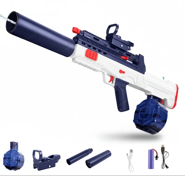 95_Rifle_Electric_Water_Gun_With_Automatic_Water_Spray_25_32_Ft_Range_Rechargeable_High_Pressure_Mechanism_For_Kids_Outdoor_Water_Fun_Toy_For_Kids_Adults_Random_Colour_Default_Title