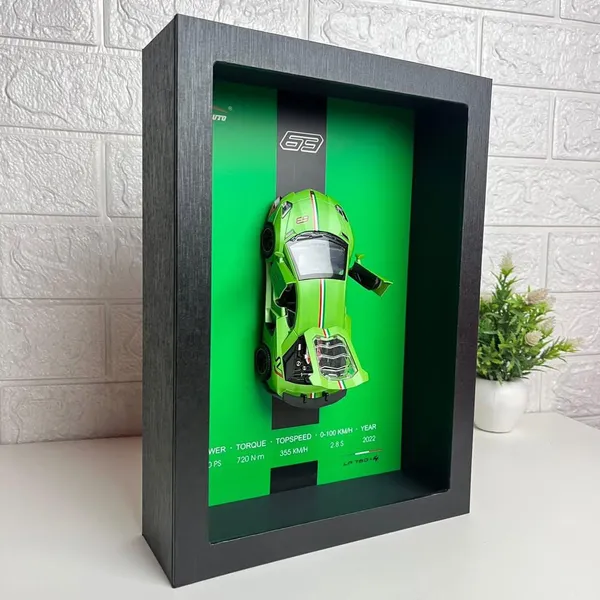 Premium_3d_Green_Car_Wooden_Frame_Wall_Art_Diecast_Model_Metal_Car_Interactive_Wall_Decor_With_Openable_Doors_Pull_Back_Display_Car_Default_Title