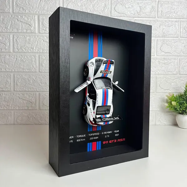 Premium_Wooden_Porsche_3d_Car_Frame_Wall_Decor_Diecast_Metal_Car_Interactive_Wall_Decor_With_Openable_Doors_Pull_Back_Display_Car_Default_Title