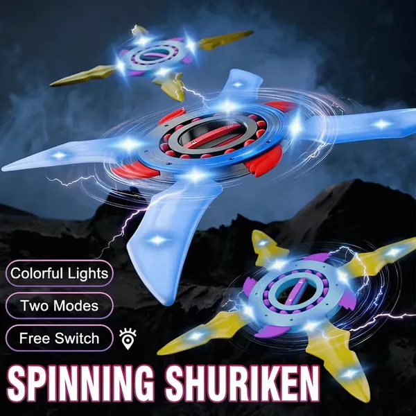 Flywheel_Rotating_Sword_Shuriken_Glowing_Ninja_Lightsaber_Katana_Blade_Fidget_Spinner_Dart_Toy_Default_Title