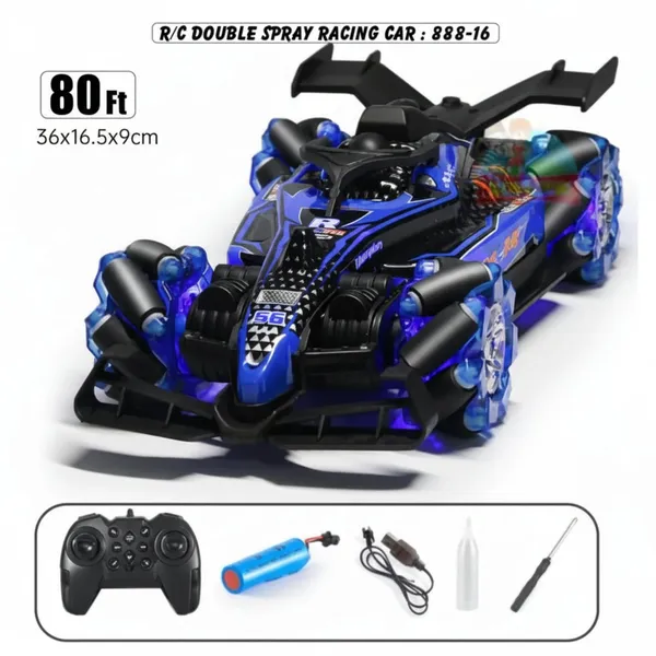 Rc_Formula_1_Dual_Spray_Smoke_Sports_Car_Blue