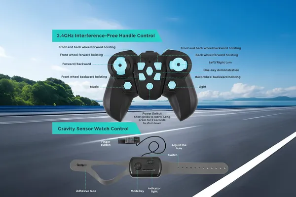 Rc_Stunt_Robot_Dog_Rechargeable_Multifunctional_2_4ghz_8wd_Gesture_Sensing_Support_360_Rotation_Default_Title