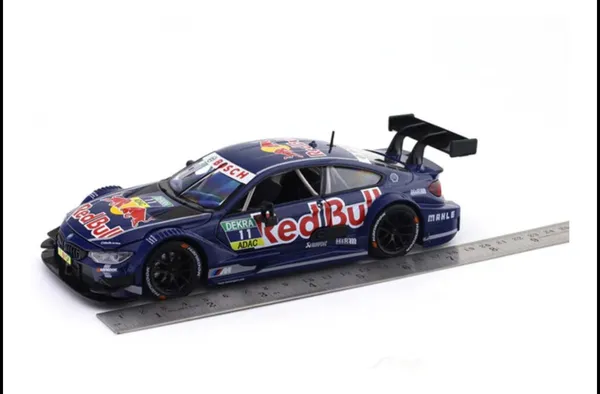 Bmw_M4_Dtm_Car_Redbull_Diecast_Model_Car_1_24_Scale_Collectible_Toy_Blue_Default_Title