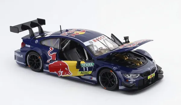 Bmw_M4_Dtm_Car_Redbull_Diecast_Model_Car_1_24_Scale_Collectible_Toy_Blue_Default_Title