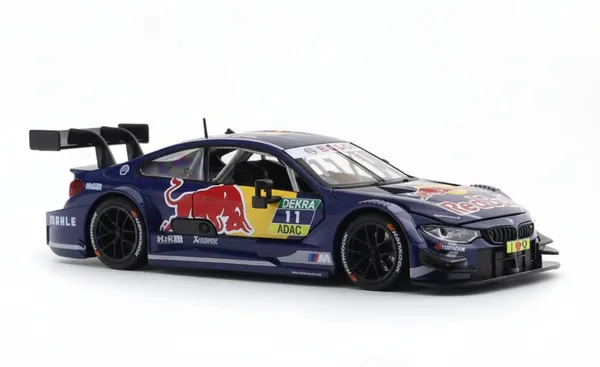 Bmw_M4_Dtm_Car_Redbull_Diecast_Model_Car_1_24_Scale_Collectible_Toy_Blue_Default_Title