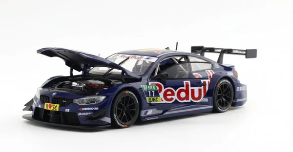Bmw_M4_Dtm_Car_Redbull_Diecast_Model_Car_1_24_Scale_Collectible_Toy_Blue_Default_Title