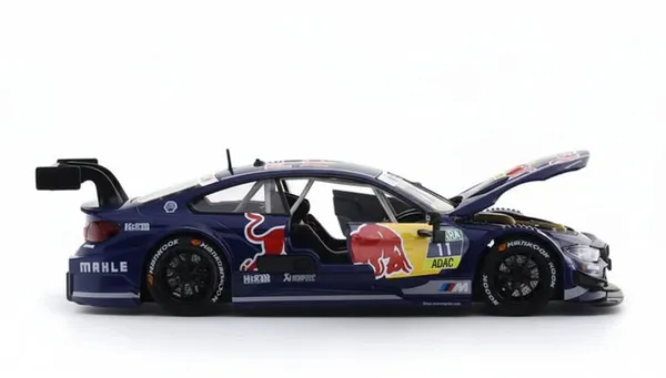 Bmw_M4_Dtm_Car_Redbull_Diecast_Model_Car_1_24_Scale_Collectible_Toy_Blue_Default_Title
