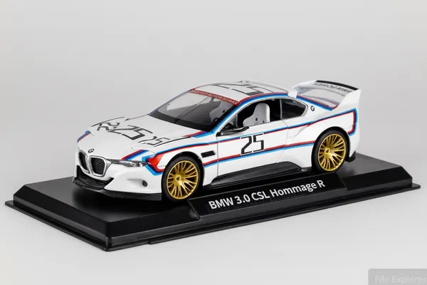 Bwm_Csl_3_0_Hommage_R_Car_Cca_Diecast_Model_1_24_Hommage_R_Metal_Toy_Cars_Default_Title
