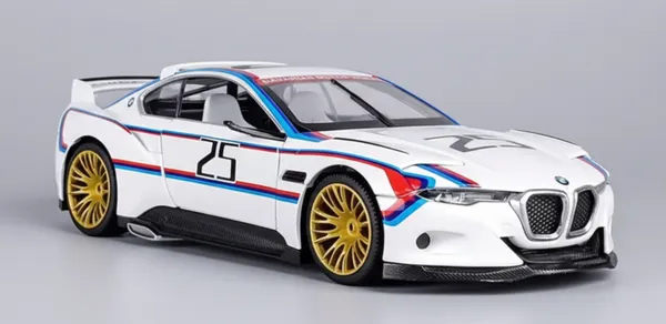 Bwm_Csl_3_0_Hommage_R_Car_Cca_Diecast_Model_1_24_Hommage_R_Metal_Toy_Cars_Default_Title