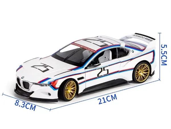 Bwm_Csl_3_0_Hommage_R_Car_Cca_Diecast_Model_1_24_Hommage_R_Metal_Toy_Cars_Default_Title