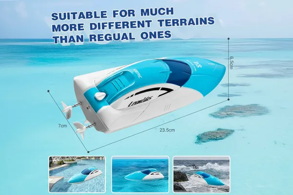 Rc_Speed_Boat_For_Pools_And_Lakes_4_Channel_2_4ghz_Remote_Control_And_Rechargeable_Boat_Battery_Default_Title