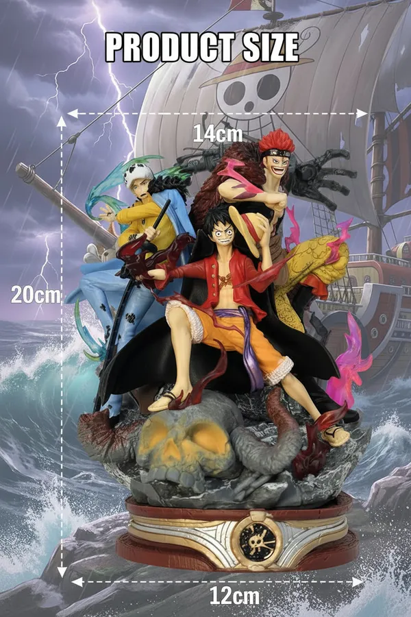Three_Captains_Collectible_Statue_Luffy_Law_Kid_Wano_Country_Arc_Figure_20cm_Default_Title