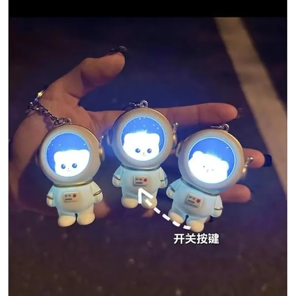 Cute_Astro_Bear_Light_Up_Backpack_Keychain_White_Pack_Of_3