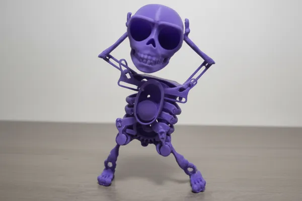 Dancing_Skeleton_Toy_Limited_Edition_3d_Print_Blue