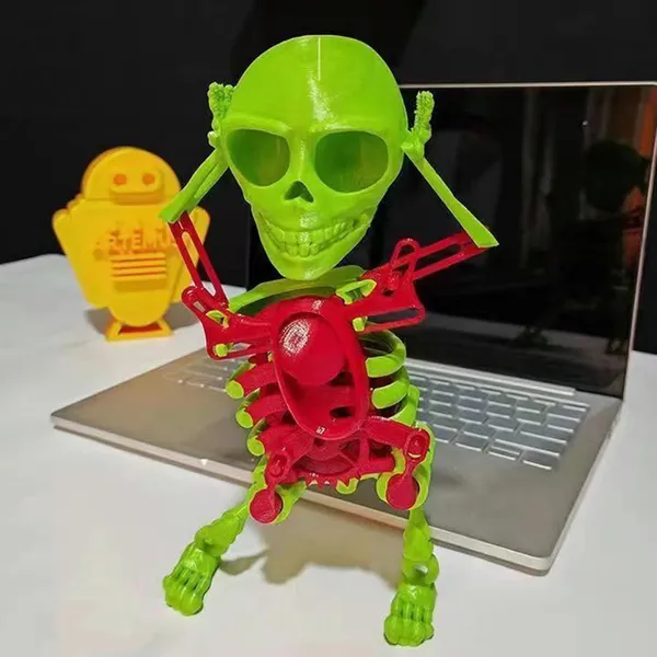 Dancing_Skeleton_Toy_Limited_Edition_3d_Print_Yellow