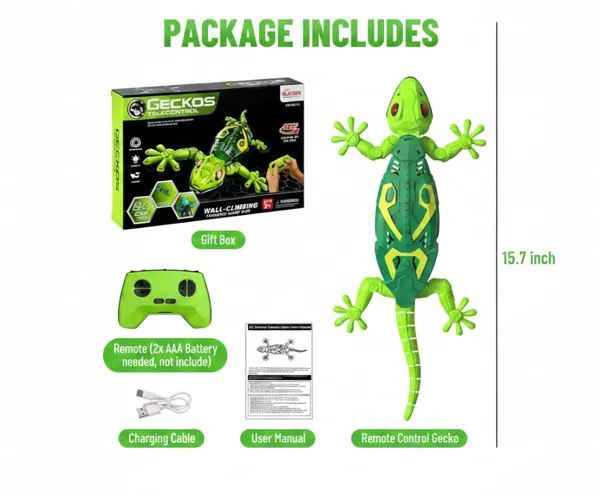 Rc_Gecko_Crawling_Lizard_Along_Walls_And_Ceilings_With_Luminous_Led_Eyes_Remote_Control_Realistic_Movements_4_Years_Pack_Of_1