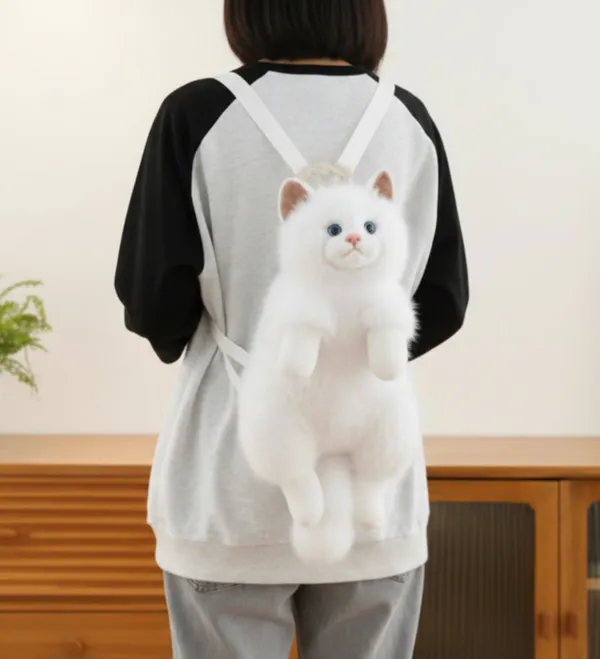 White_Kitty_Soft_Faux_Fur_Backpack_And_Shoulder_Bag_With_Adjustable_Straps_White