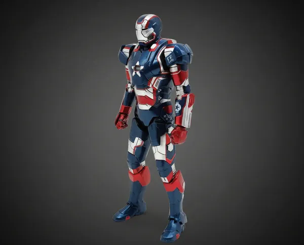 Zd_Toys_War_Machine_Iron_Patriot_Iron_Man_3_Action_Figure_Limited_Edition_Default_Title