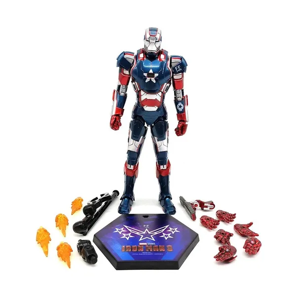 Zd_Toys_War_Machine_Iron_Patriot_Iron_Man_3_Action_Figure_Limited_Edition_Default_Title