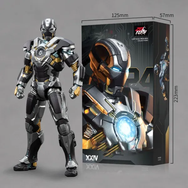Zd_Toys_Non_Luminous_Iron_Man_Mk24_Action_Figure_Limited_Edition_Default_Title