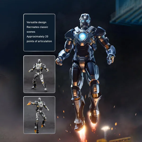 Zd_Toys_Non_Luminous_Iron_Man_Mk24_Action_Figure_Limited_Edition_Default_Title