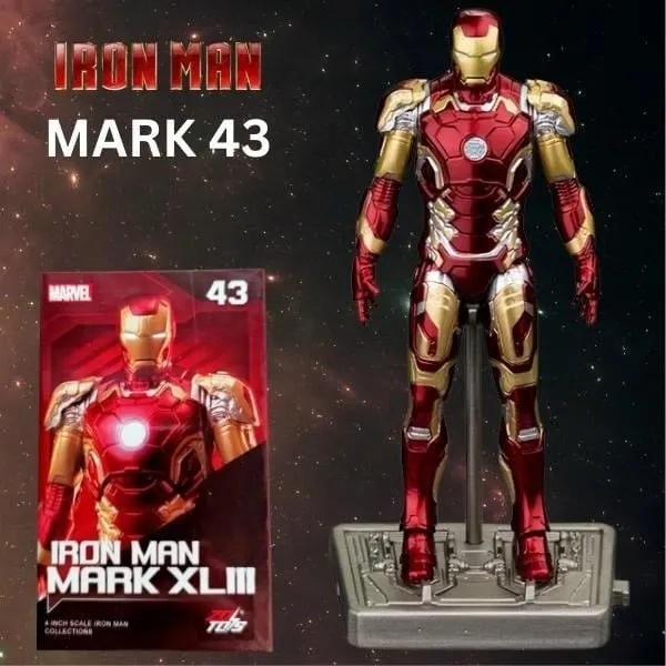 Zd_Toys_Iron_Man_Mark_43_Base_Version_Hall_Of_Armor_Action_Figure_Limited_Edition_Default_Title