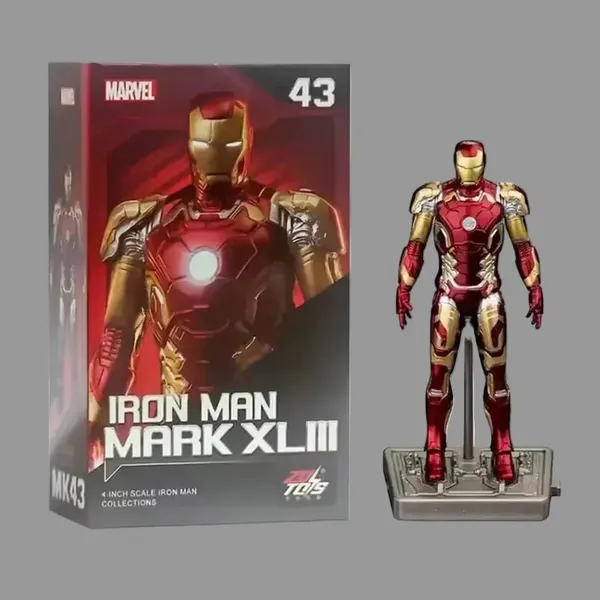 Zd_Toys_Iron_Man_Mark_43_Base_Version_Hall_Of_Armor_Action_Figure_Limited_Edition_Default_Title