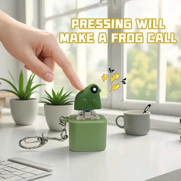 Frog_Croaking_Keychain_Funny_Sound_Keychain_Toy_For_Kids_Gifts_Adhd_Treatment_Toy_Pack_Of_1