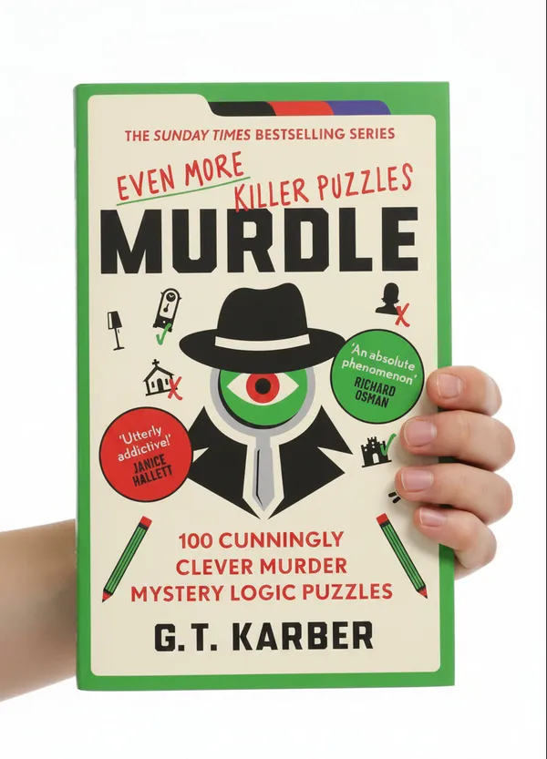 Murdle_Even_More_Killer_Puzzles_Book_3_By_G_T_Karber_Hardcover_Default_Title
