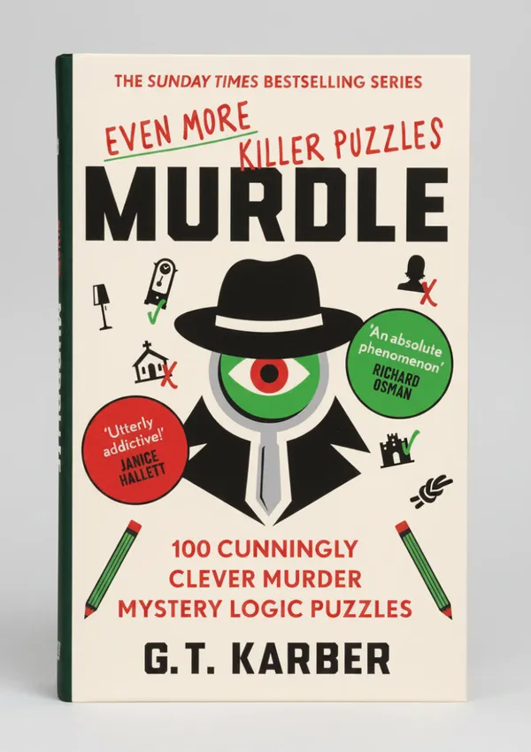 Murdle_Even_More_Killer_Puzzles_Book_3_By_G_T_Karber_Hardcover_Default_Title