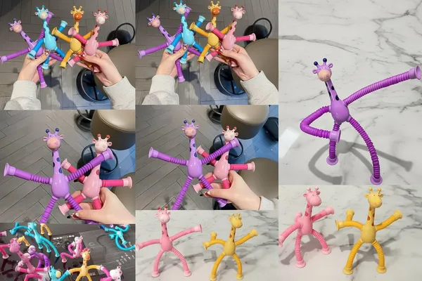 Longeepop_Giraffe_Telescopic_Suction_Cup_Toy_Pop_Tubes_Fidget_Toy_For_Kids_Default_Title