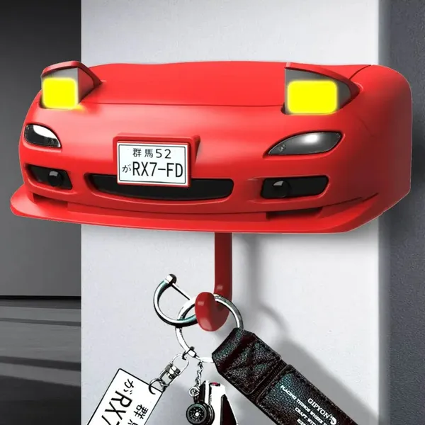 Retro_Car_Key_Holder_Wall_Mount_With_Led_Lights_Key_Hanger_For_Wall_Home_Entrance_Car_Lover_Gift_Red_Pack_Of_3