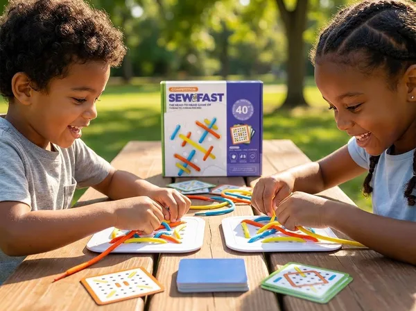 Sew_Speed_Threading_Board_Game_Thread_Matching_Puzzle_Game_With_Cards_And_Lacing_Boards_Skill_Based_Educational_Board_Game_Pack_Of_2