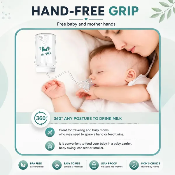 Hands_Free_Anti_Colic_Milk_Feeding_Bottle_240ml_Silicone_Adjustable_Leakproof_Baby_Milk_Bottle_With_Straw_And_Fast_Flow_Nipple_Pack_Of_2