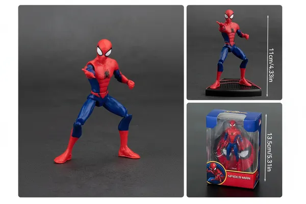 Zd_Toys_Spider_Man_Classic_Action_Figure_4_Inch_Poseable_Collectible_For_Kids_Fans_Default_Title