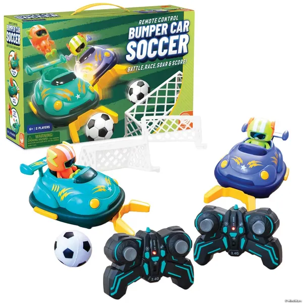 Rc_Bumper_Soccer_Car_Toy_Set_2_4ghz_Rc_Soccer_Cars_With_Dual_Controllers_Goal_Nets_Football_Interactive_Indoor_Game_Gift_For_Kids_Ages_6_Default_Title