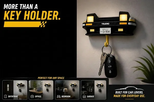 Retro_Car_Key_Holder_Wall_Mount_With_Led_Lights_Key_Hanger_For_Wall_Home_Entrance_Car_Lover_Gift_Black_Pack_Of_2