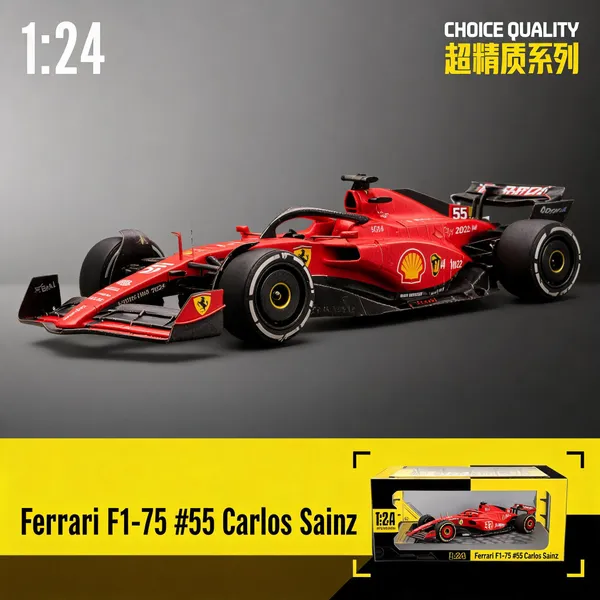 Ferrari_F1-75_#55_Carlos_Sainz_1:24_Die-Cast_Model_Car_2022