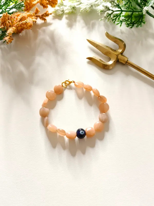 Peach_Crystal_Bracelet_For_Unisex