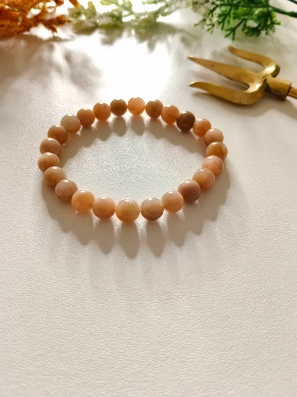 Peach_Crystal_Bracelet_For_Unisex