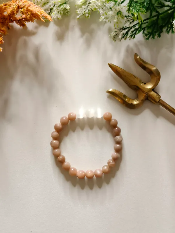 Peach_Crystal_Bracelet_For_Unisex