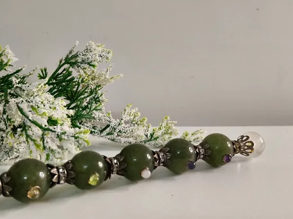 Green_Crystal_Bracelet_For_Unisex