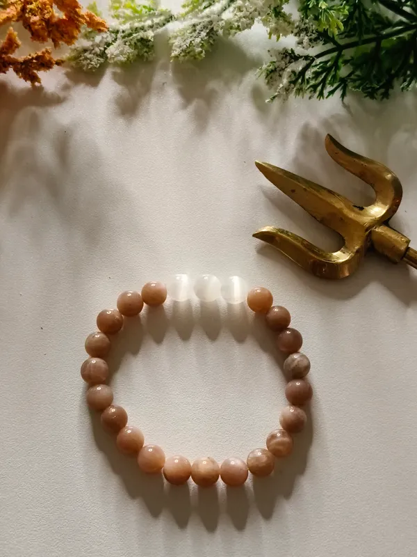 Peach_Crystal_Bracelet_For_Unisex