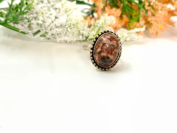 Brown_Leopard_Jasper_Crystal_Oval_Statement_Ring_For_Women