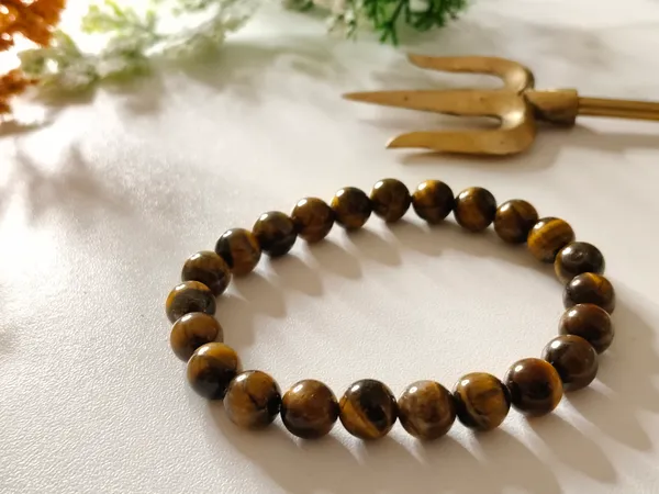 Brown_Tiger_Eye_Crystal_Beaded_Bracelet_For_Unisex
